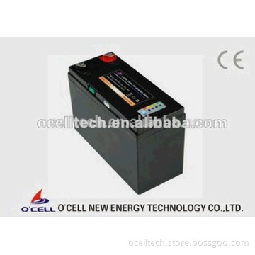 Lithium ion 12V 9Ah LiFePO4 Lithium Smart Battery with Fuel Gauge for golf trolley